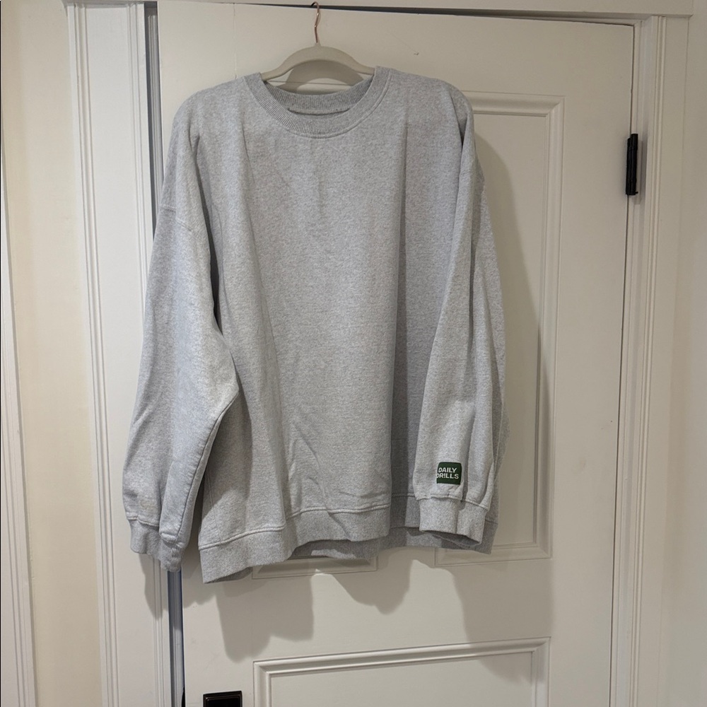 Daily Drills Gray Crewneck Sweatshirt